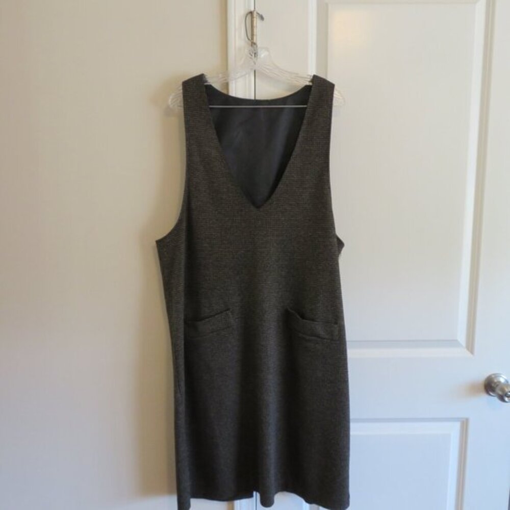Lady Hazan‎ Sleeveless V-Neck Jumper Dress Size 16W